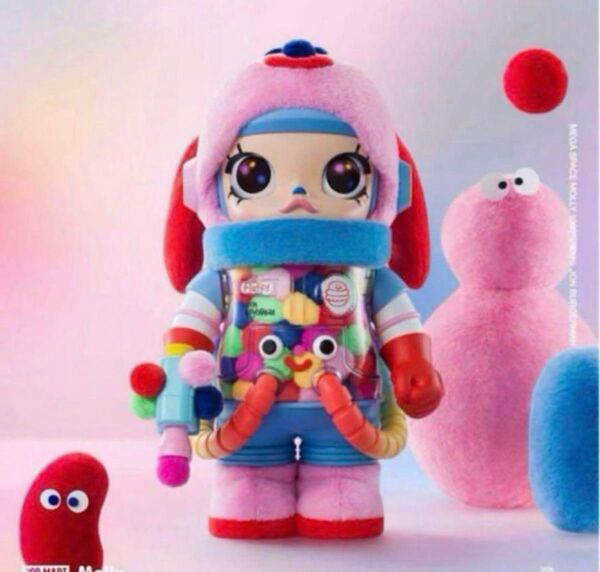 送料無料 MEGA SPACE MOLLY 400% Jon Burgerman 新品 即決価格