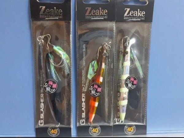 ■Zeake ジーク Gスラッシャー Ver.2 グラシリススラッシャー 40g 3個セット 極細 ぶっ飛び