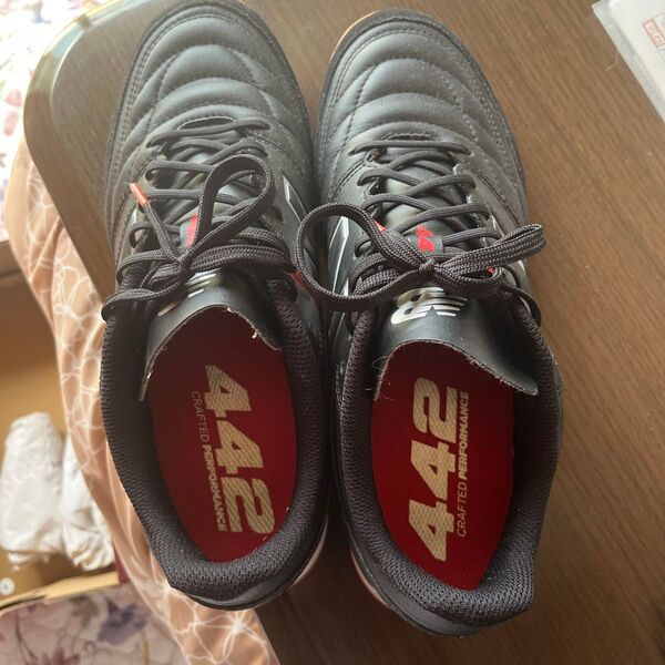 New Balance 442 PRO HG サッカースパイク 27cm ブラック