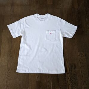 送料込 ダントン DANTON ホワイト 半袖 Tシャツ サイズ38