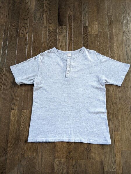 送料込 WARE HOUSE ウエアハウス 半袖 ヘンリーネック Tシャツ サイズM