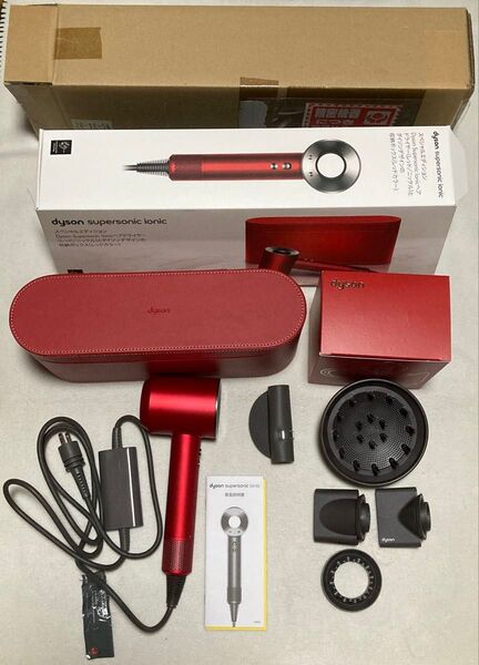 dyson supersonic ionic スペシャルエディション HD03 ドライヤー ジャンク 故障 部品取り ダイソン 赤