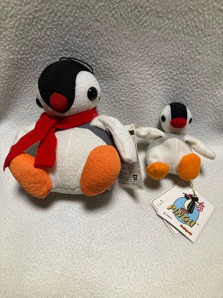ピングー ピンガ ぬいぐるみ 2個セット ふわふわ お手玉 ペンギン