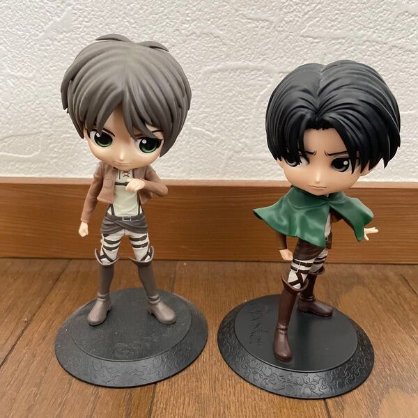 進撃の巨人 リヴァイ エレン フィギュア 2体セット