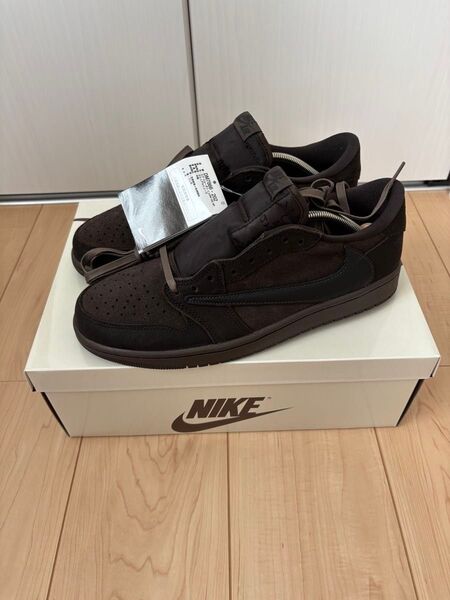 TRAVIS SCOTT × AIR JORDAN 1 LOW OG SP "VELVET BROWN" DM7866-202