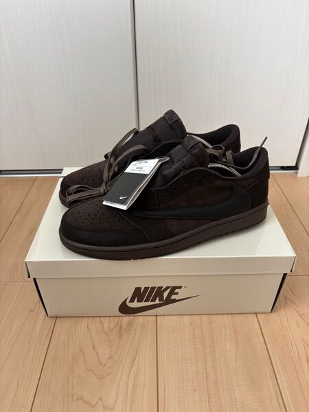 TRAVIS SCOTT × AIR JORDAN 1 LOW OG SP "VELVET BROWN" DM7866-202