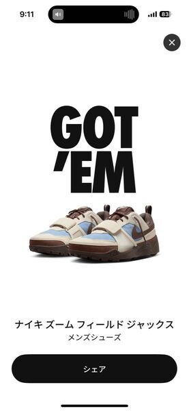 Travis Scott × Nike Zoom Field Jaxx "Pale Ivory and Leche Blue"