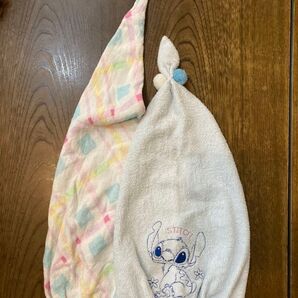 プール ヘアキャップ 2点セット スティッチ柄とチェック柄 2枚セット