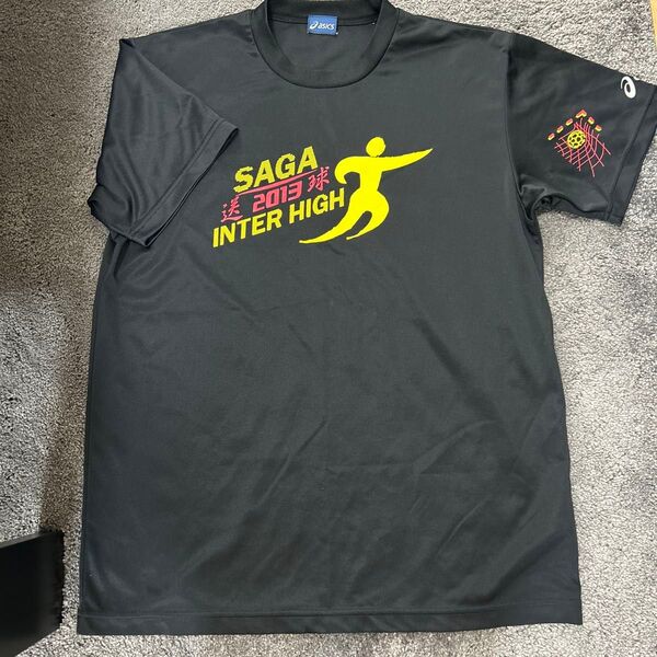 ハンドボール インターハイ Tシャツ ブラック
