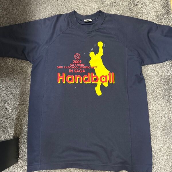ハンドボールTシャツ ネイビー