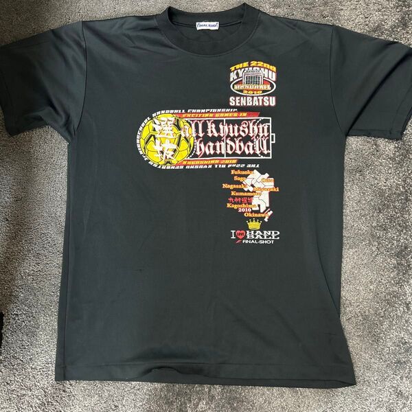 ハンドボールTシャツ ブラック