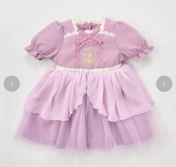 Cottoli コトリ ラプンツェル ドレス ワンピース 80cm ディズニープリンセス プリンセス コスプレ