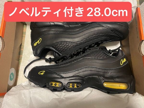 Corteiz × Nike Air Max 95 Black Tour Yellow HONEYBLACK 28.0 US10