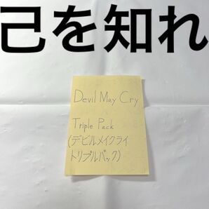 Devil May Cry Triple Pack ※メモ用紙に書いた私の美字とアドバイス(switch対応可)