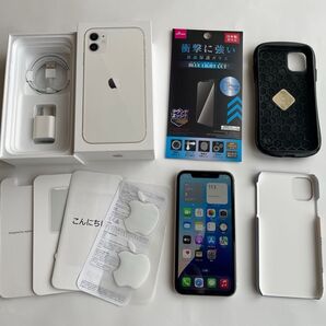 iPhone11 64GB SIMフリー ホワイト 美品