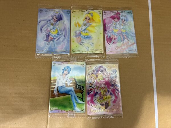 ハピネスチャージプリキュア プリキュアカードウエハース11 5枚セット集合 N SR SSR