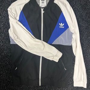 アディダス ナイロンジャケット ジップアップ adidas M