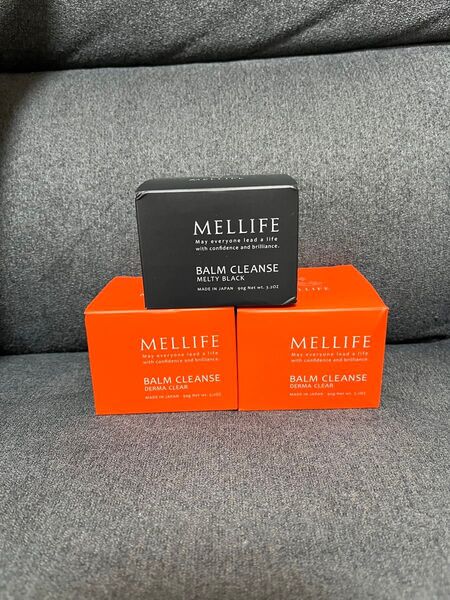 メリフ ダーマクリア バームクレンズ MELLIFE クレンジング コスメ クレンジングバーム メルティブラック 3個の