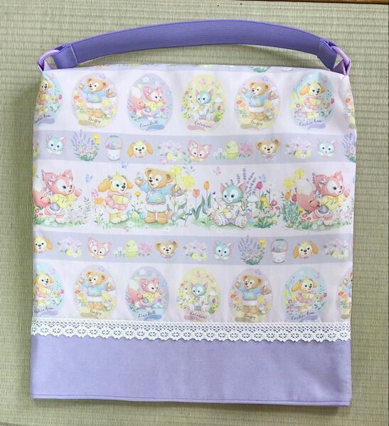 防災頭巾カバー 座布団型 ハンドメイド