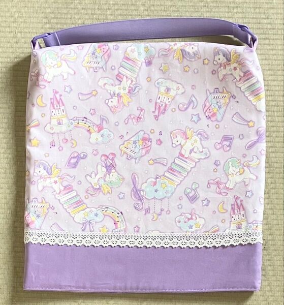 防災頭巾カバー 座布団型 ハンドメイド ユニコーン
