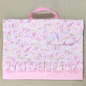 防災頭巾カバー 背もたれ型 ハンドメイド ユニコーン