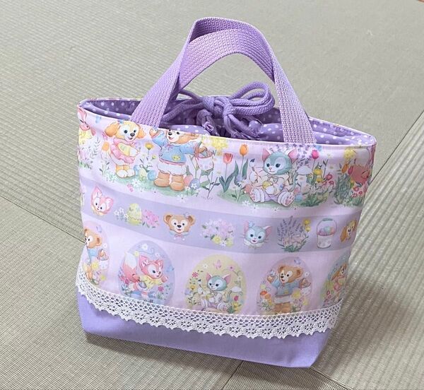 ダッフィーフレンズ 保温保冷お弁当バッグ ランチトート