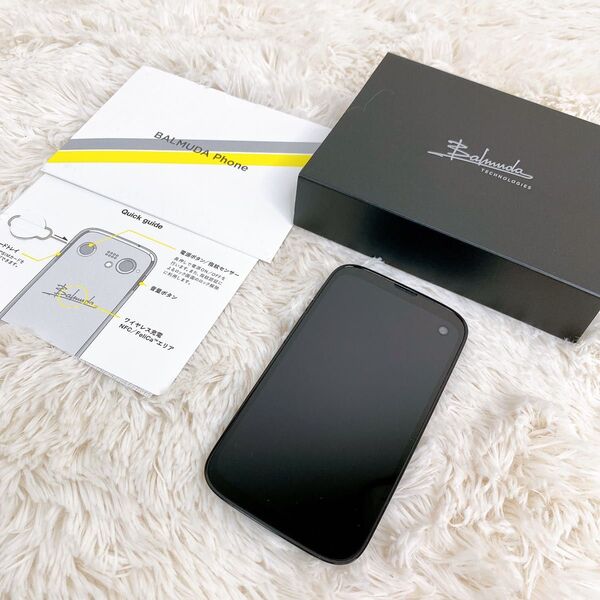 【美品】BALMUDA Phone バルミューダフォン ブラック