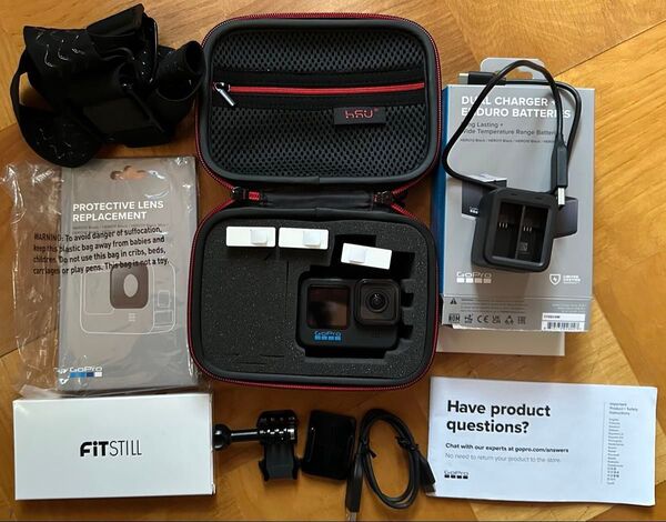 GoPro HERO 10 バッテリー×3 デュアルバッテリーチャージャー その他セット