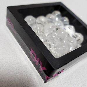 DIYJOJO 厳選 天然石 浄化の力(ホワイトクリスタル)12mm