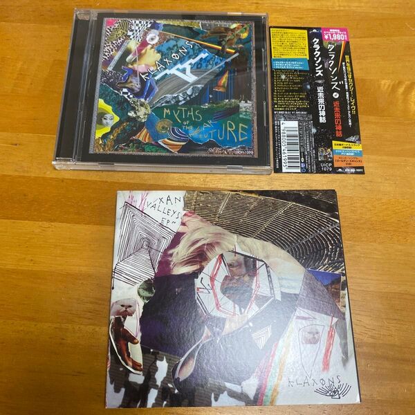 KLAXONS CD 2枚セット MYTHS OF THE NEAR FUTURE 、XAN VALLEYS EP クラクソンズ
