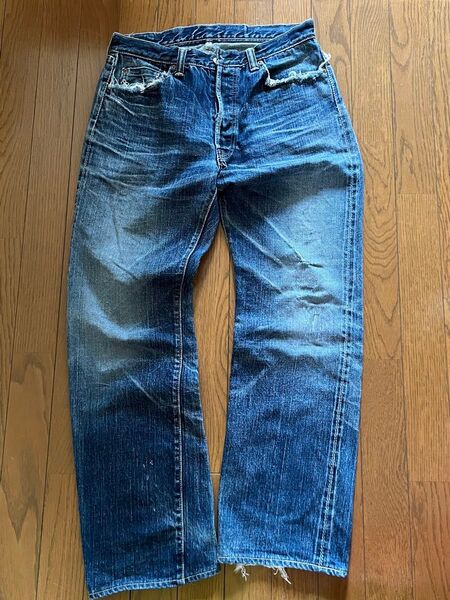 エターナル 802 66モデル 両耳セルビッチ 5年加エ ジーンズ 岡山児島製 デニムパンツ 古着 日本製 赤耳セルビッチ