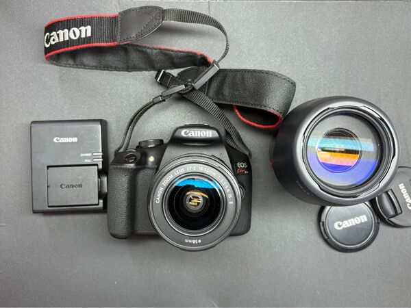動作確認済み 動作良好!Canon EOS Kiss x90 デジタル一眼レフカメラダブルレンズセット