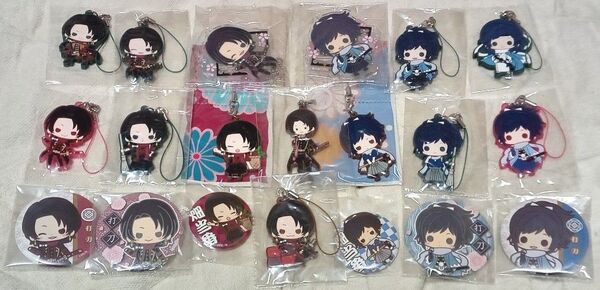 刀剣乱舞 加州清光 大和守安定 バッジ ラバスト アクスタ 沖田組
