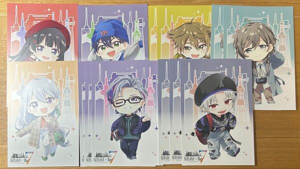 【バラ売り】にじさんじ 7大タワー 特典ポストカード 剣持刀也 伏見ガク 不破湊 葛葉 叶 月ノ美兎 樋口楓 SD