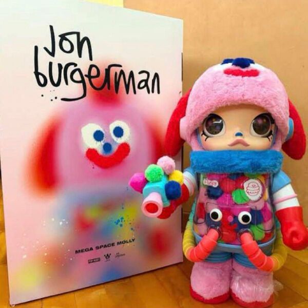 MEGA SPACE MOLLY 400% Jon Burgerman