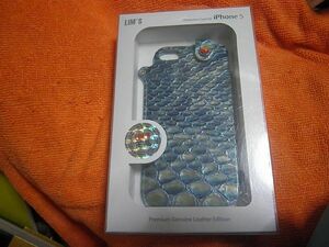 iPhone SE/5S/5CASE LIM`S Italian Designers Edition Anaconda Blue Bar iphone5 iphone5s iphonese