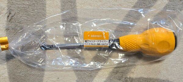 平井工具 BROWN クッション電工ドライバー D60602100 電気工事士 技能試験など