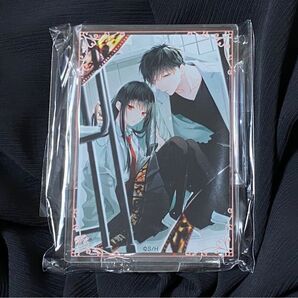 【未開封】墜落JKと廃人教師 漫福ガチャ アクリルスタンドA D01 灰葉仁 落合扇言