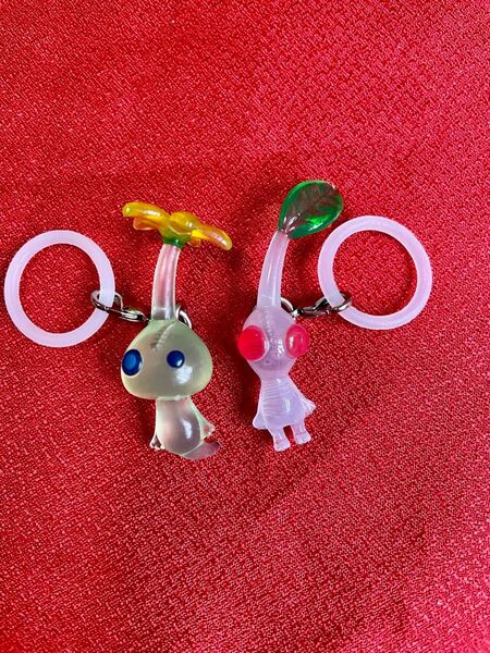 ピクミン 目印チャーム キャラクター キーホルダー めじるしアクセサリー ガチャガチャ フィギュア 白ピクミン ヒカリピクミン