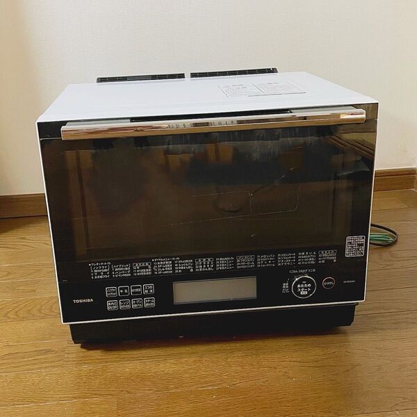 【中古】TOSHIBA 東芝 白 ホワイト 2017年製 オーブンレンジ 電子レンジ スチームオーブンレンジ