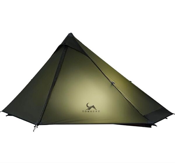 TOMOUNT 登山用テント 超軽量テント 1.1kg PU3000mm 1人用 テント タープ キャンプ ツーリング