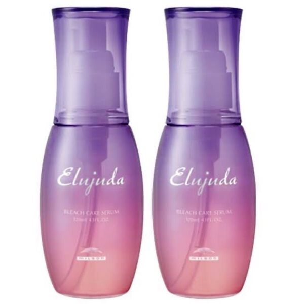 【2個セット】スピード発送!ミルボンエルジューダブリーチケアセラム120ml×2