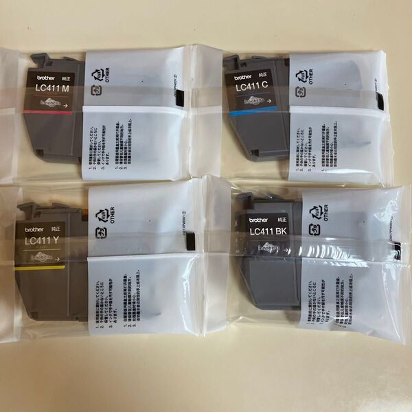 ブラザー純正インクカートリッジ4色 LC411-4PK brother