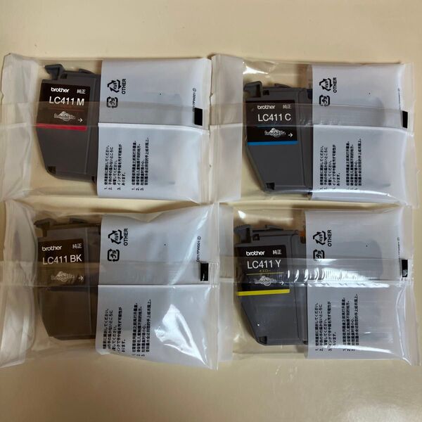 ブラザー純正インクカートリッジ4色 LC411-4PK brother