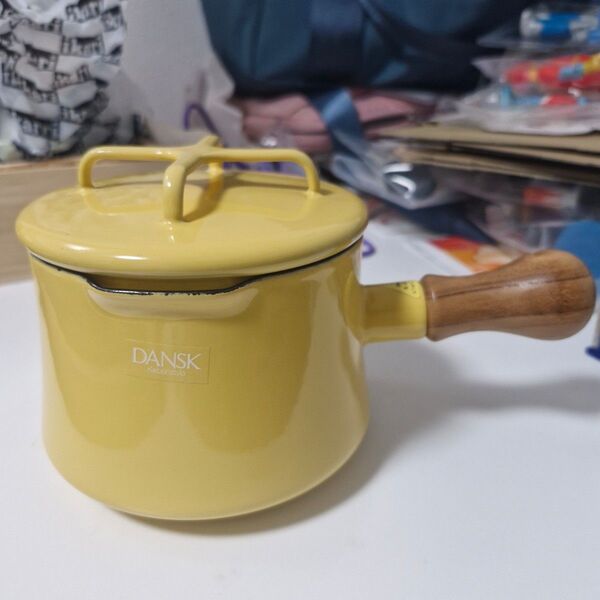 DANSK ダンスク 蓋つき コベンスタイル ソースパン 黄 #07