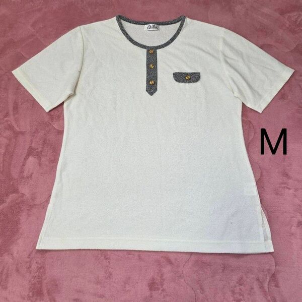 婦人服 カットソー Tシャツ 半袖 オフホワイトM