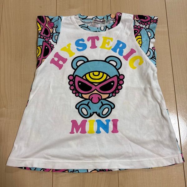HYSTERIC MINI ヒステリックミニ ノースリーブTシャツ テディ