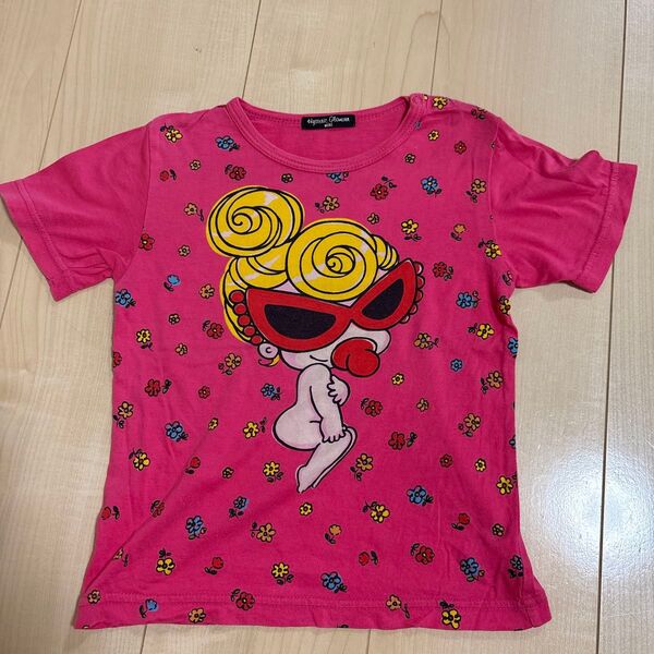 Hysteric mini キッズ Tシャツ ピンク 90㎝