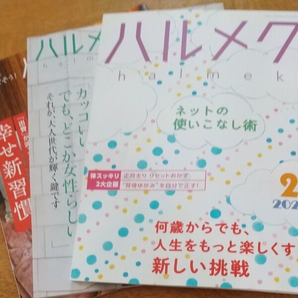 雑誌ハルメク2025年2月号 ネットの使いこなし術