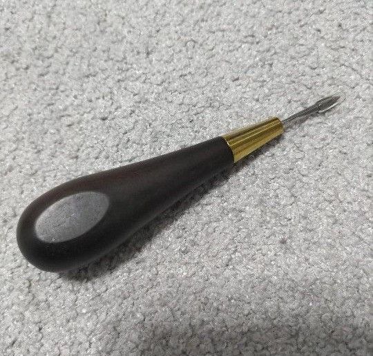 手仕事用 菱形テーパーステッチ レザーパンチ 穴あけツール DIY